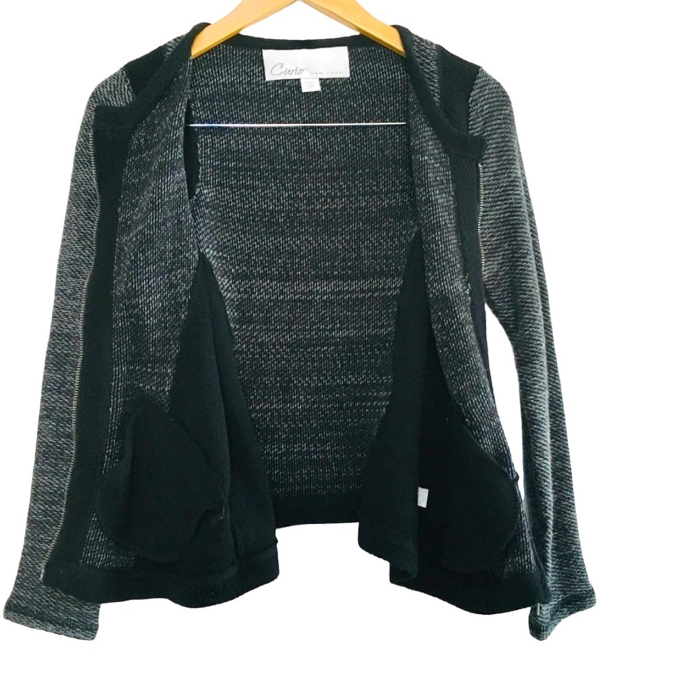 CURIO New York Zip Up Knit Cardigan PS